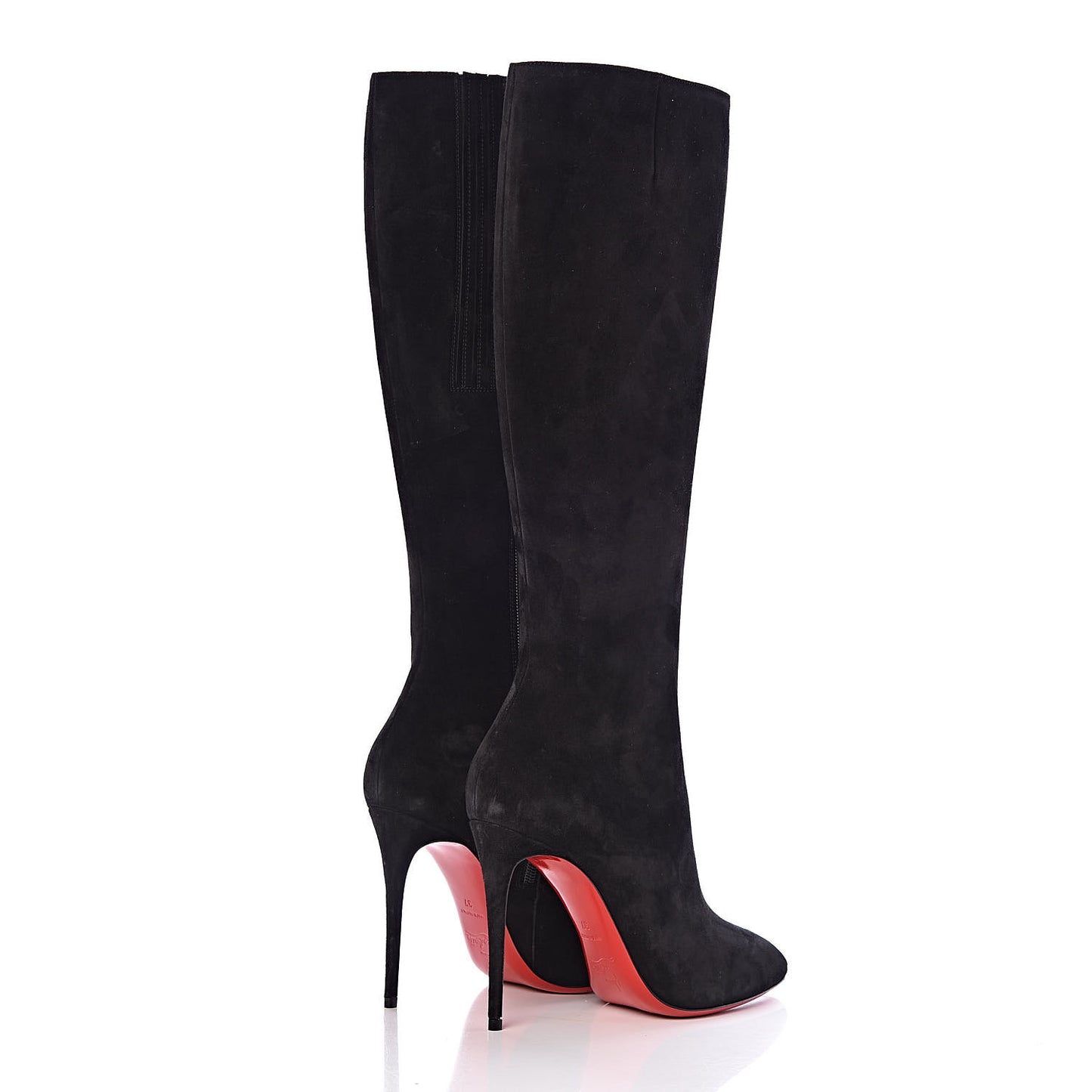 Veau Velours Eloise Botta 100 Knee Boots 37 Black