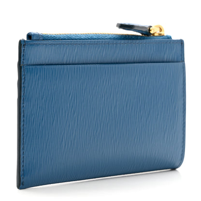 Prada Vitello Move Coin Case Card Holder Cobalto 3 of 7