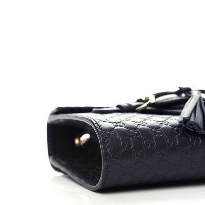 Gucci Microguccissima Mini Emily Shoulder Bag Black 8 of 10