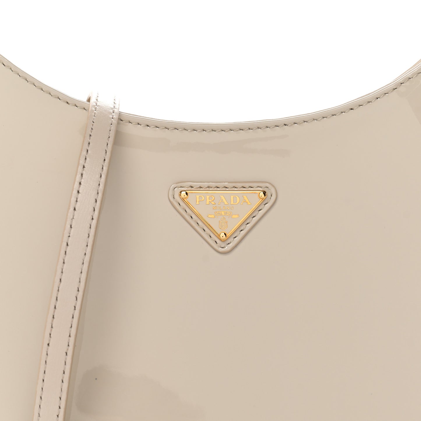 Spazzolato Cleo Shoulder Bag Avorio