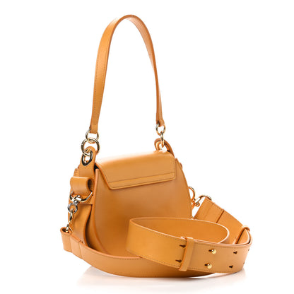 Chloe Calfskin Small Tess Bag Burning Camel 3 of 9