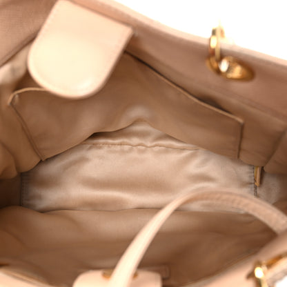 Chanel Caviar Quilted Petit Shopping Tote PST Beige Clair 5 of 10