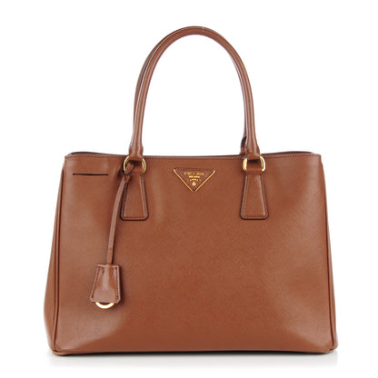 Prada Saffiano Lux Medium Tote Palissandro 1 of 12