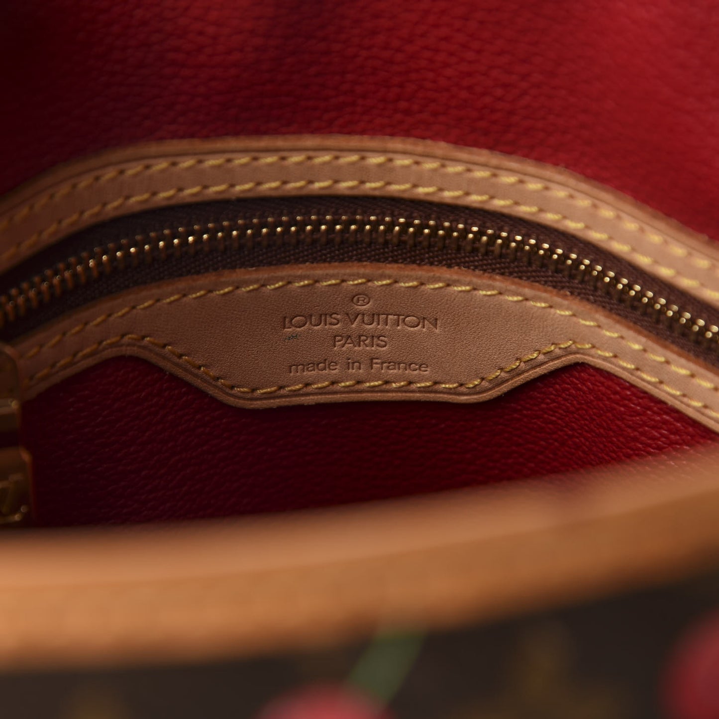 Monogram Cerises Bucket Bag