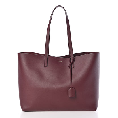 Saint Laurent Calfskin Large Shopping Tote Rouge Legion 3 of 10