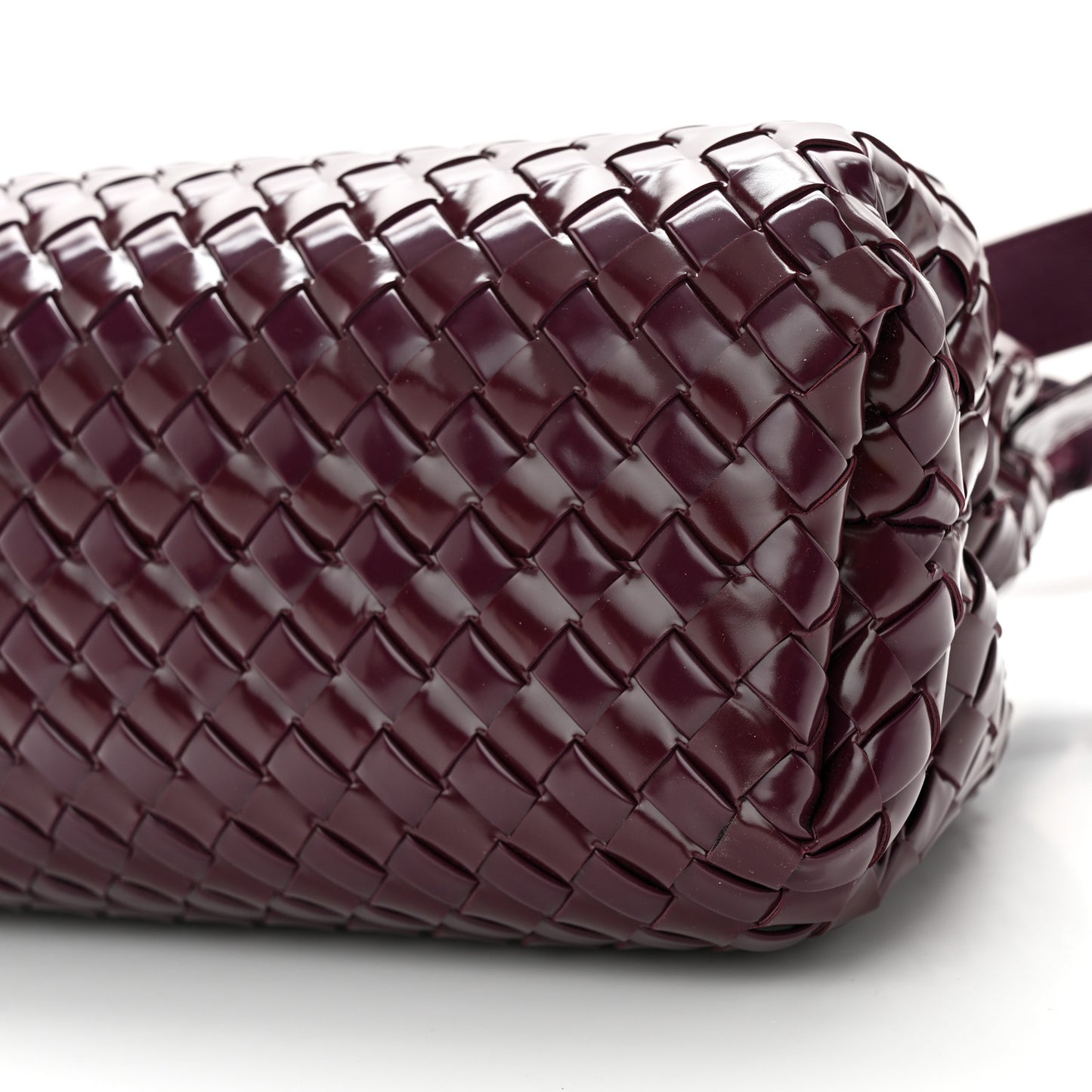 Nappa Intrecciato Small Padded The Handle Tote Mystic