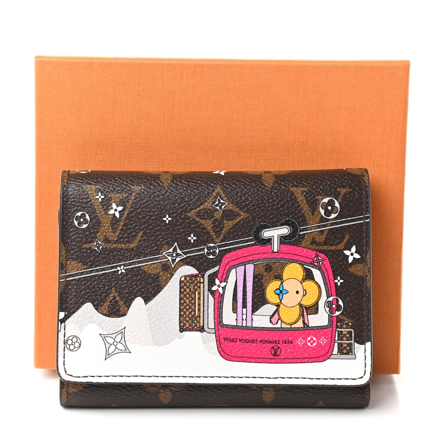 Louis Vuitton Monogram 2019 Christmas Animation Victorine Wallet Fuchsia 11 of 11