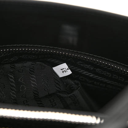 Prada Spazzolato Medium Re-Edition 1995 Double Handle Handbag Black 8 of 10
