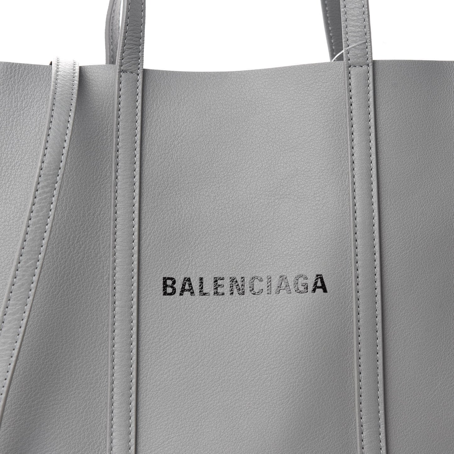 Calfskin XS Everyday Tote Balenciaga Grey Black