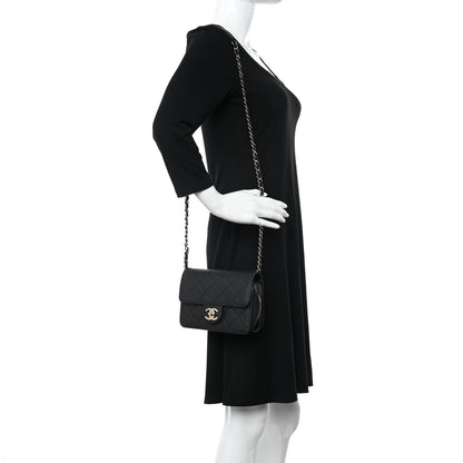 Chanel Caviar Quilted Like A Wallet Flap Black 2 of 11
