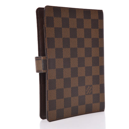 Louis Vuitton Damier Ebene Medium Ring Agenda Cover 3 of 8