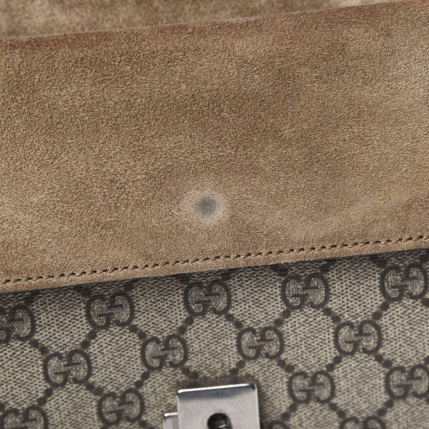 GG Supreme Monogram Mini Dionysus Shoulder Bag Taupe