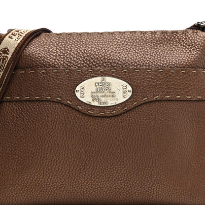 Fendi Cuoio Romano Selleria Messenger Bronze 8 of 18