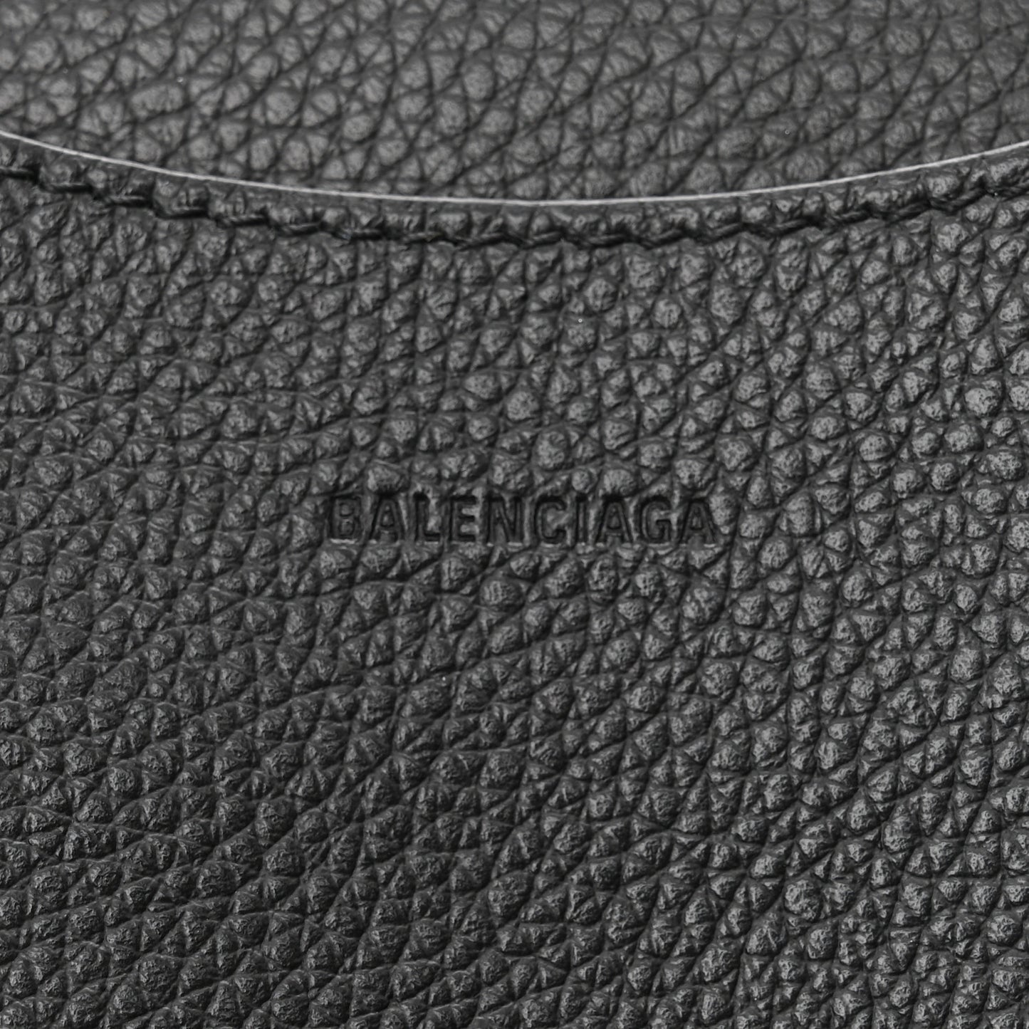 Grained Calfskin Black Hardware Neo Classic City Black