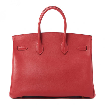 Hermes Epsom Birkin 35 Rouge Vif 3 of 28