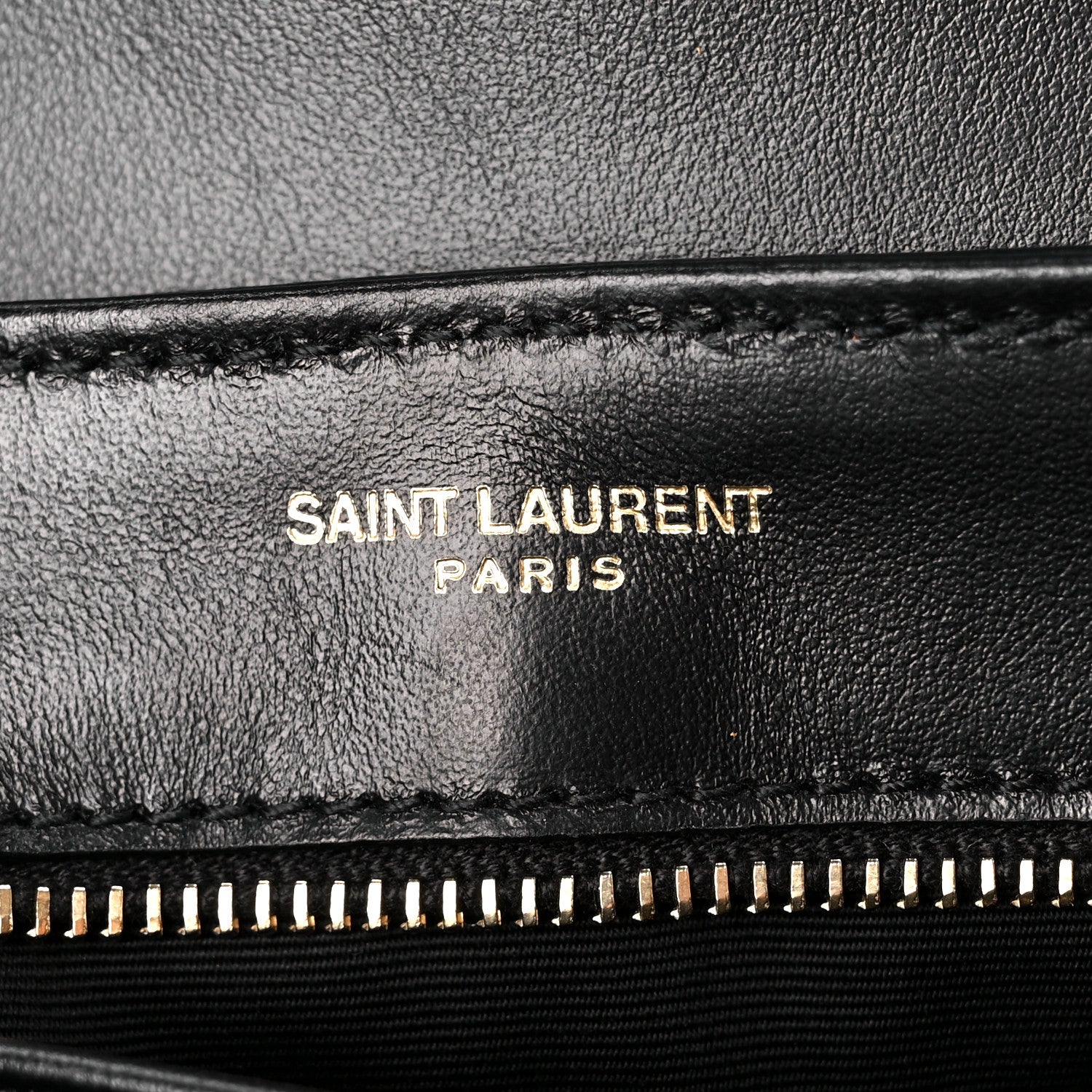 Saint Laurent Calfskin Y Quilted Monogram Toy Loulou Crossbody Bag Black 6 of 12