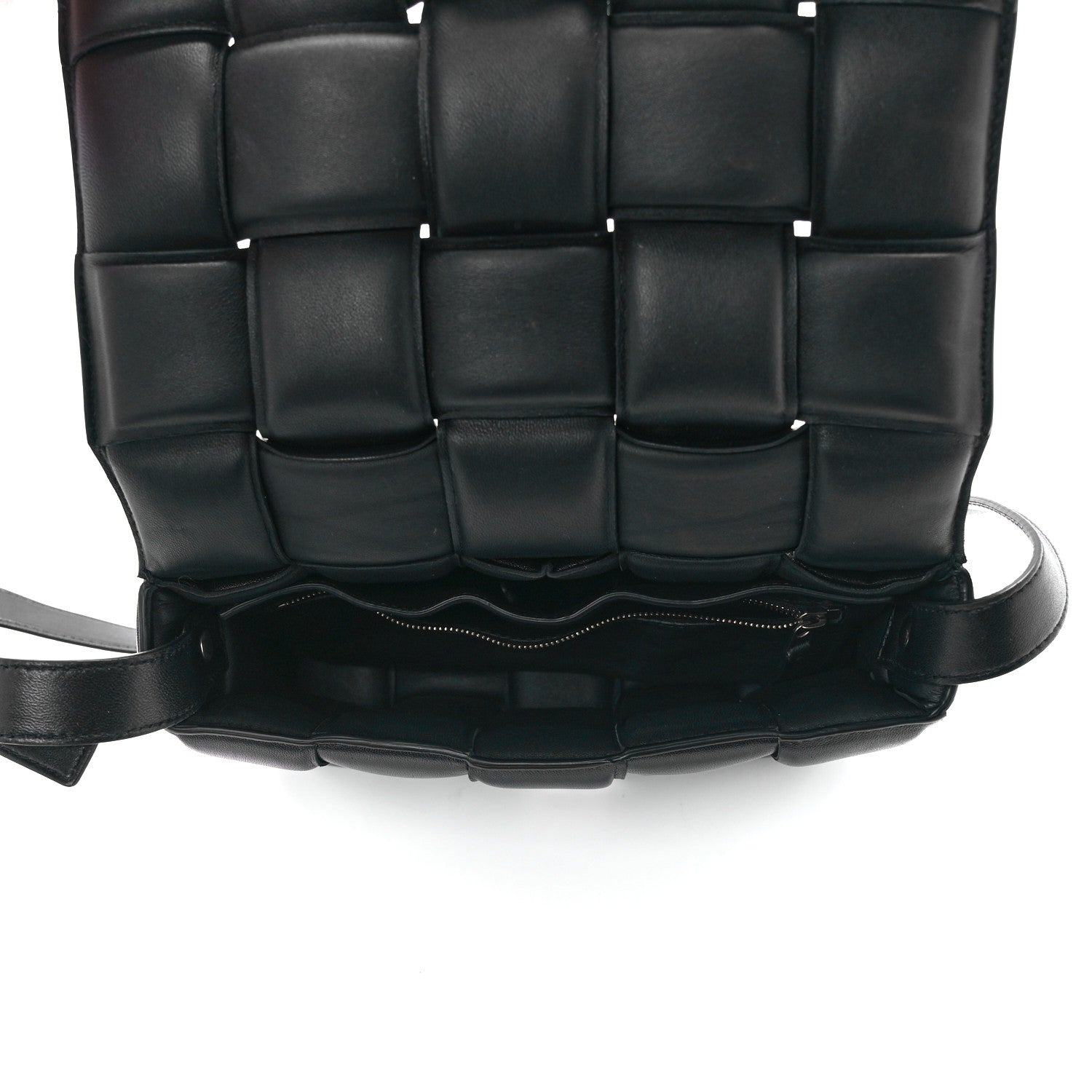 Bottega Veneta Nappa Maxi Intreccio Padded Cassette Crossbody Bag Black 5 of 13