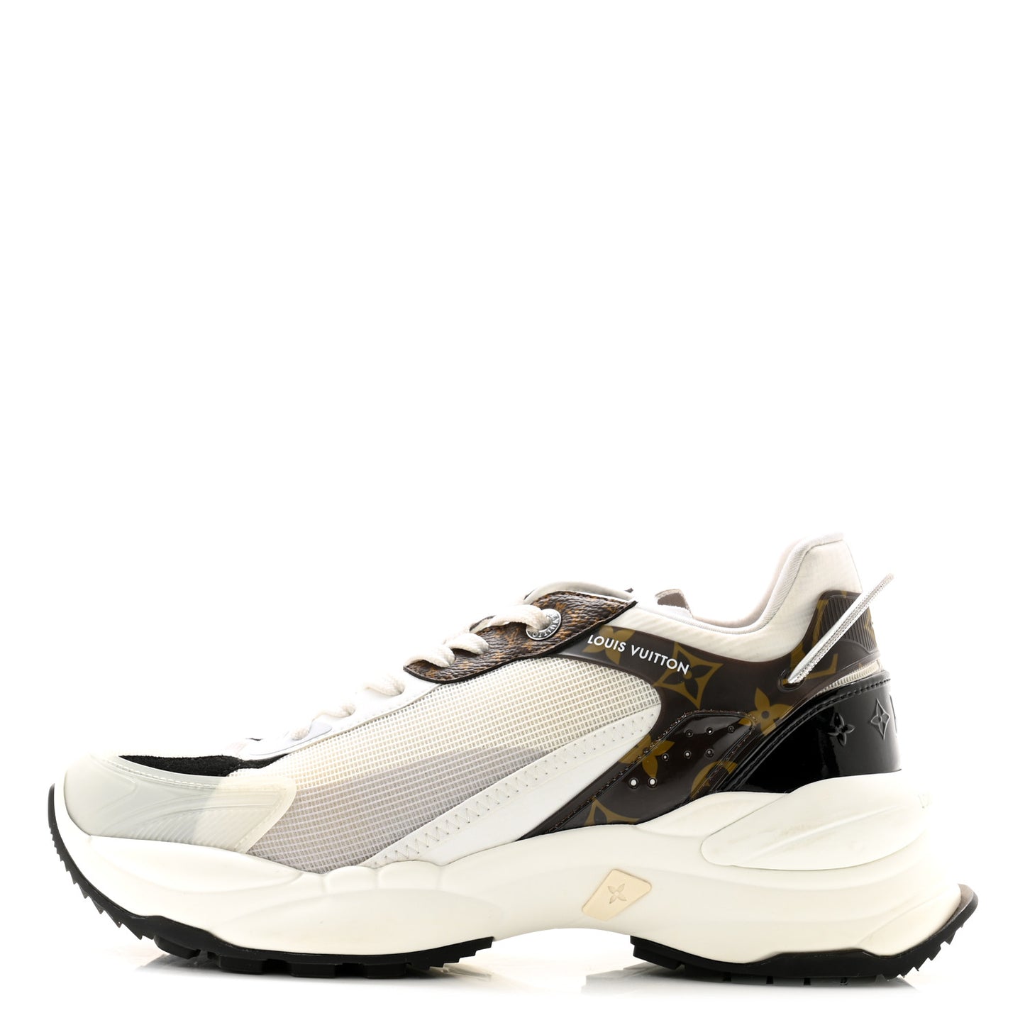 Monogram Calfskin Run 55 Sneakers 41 White