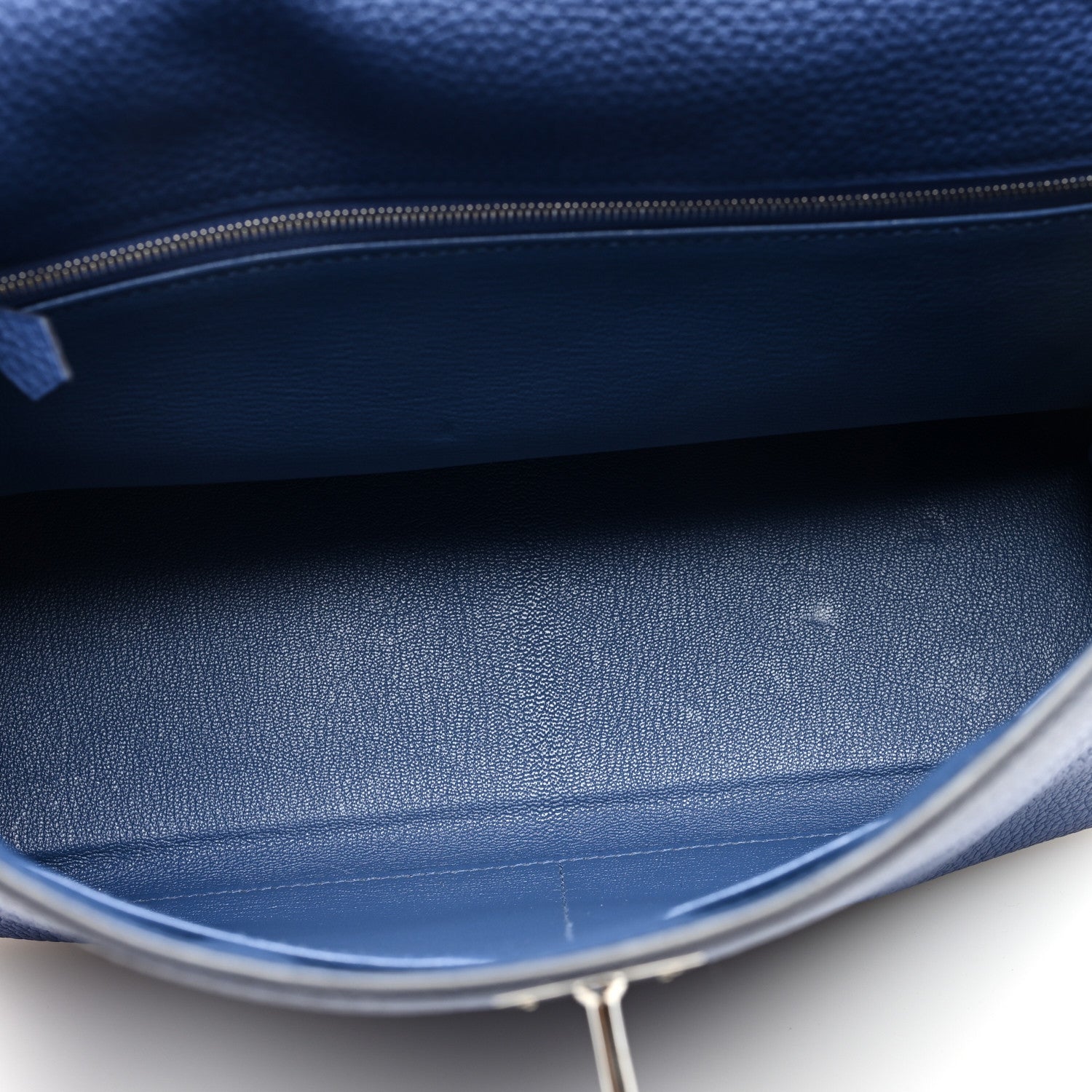 Hermes Taurillon Clemence Kelly Retourne 32 Bleu Brighton 5 of 9