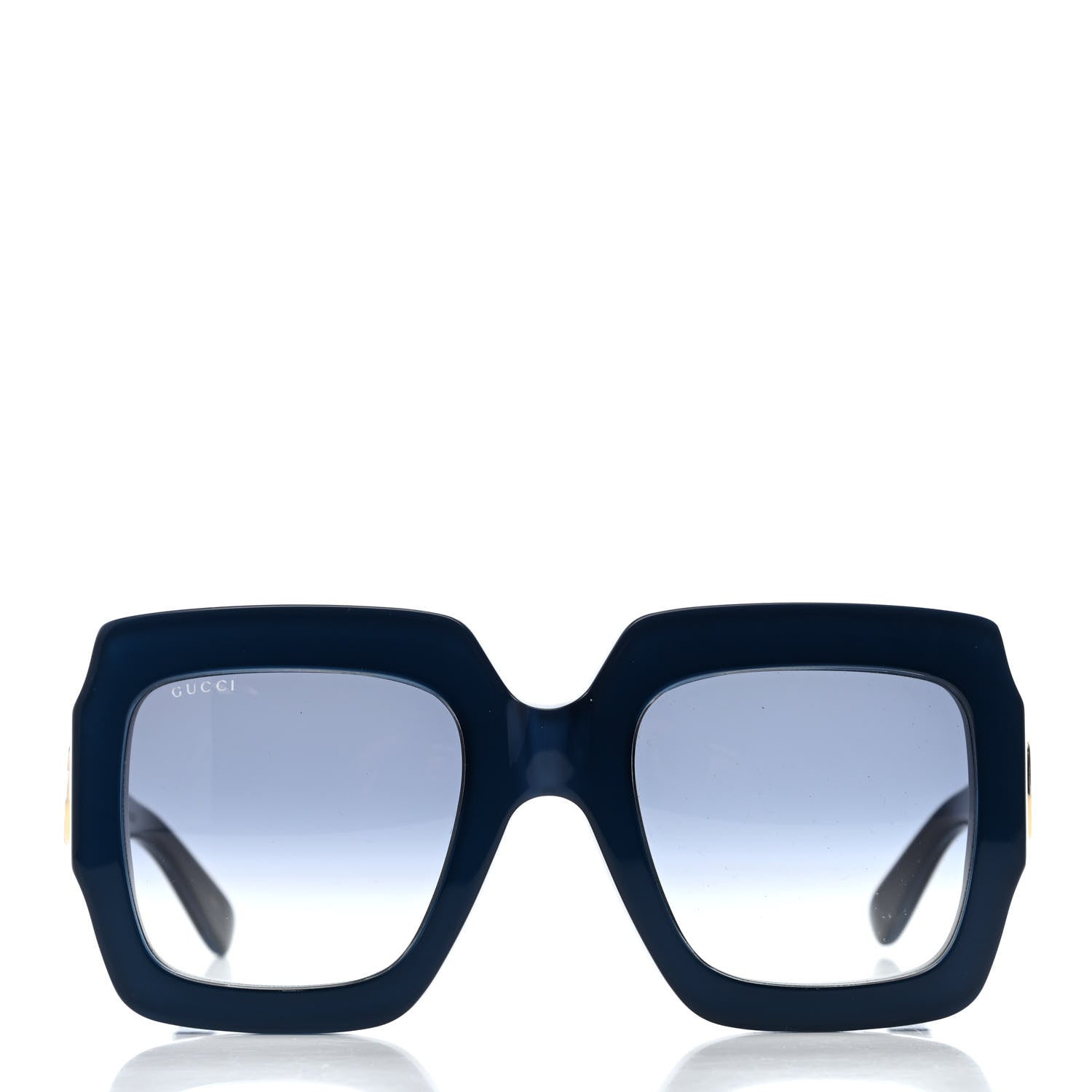 Gucci Acetate Square Web Frame GG0178S Sunglasses Navy 2 of 4