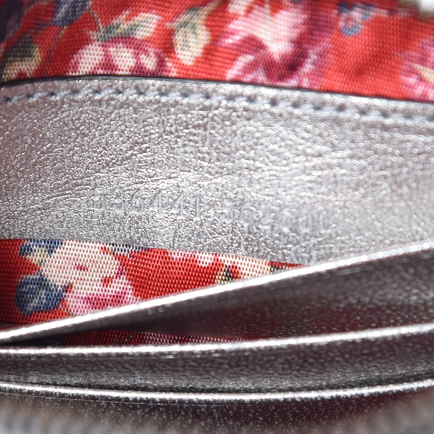 Gucci Laminated Nappa Web Trapuntata Mini GG Shoulder Bag Argento 7 of 9