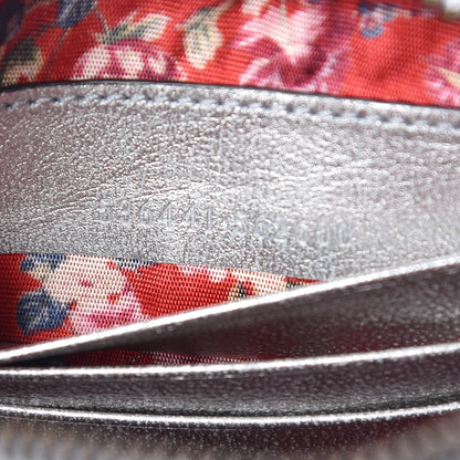 Gucci Laminated Nappa Web Trapuntata Mini GG Shoulder Bag Argento 7 of 9