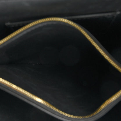 Louis Vuitton Grained Smooth Calfskin Rose Des Vents MM Black 6 of 15