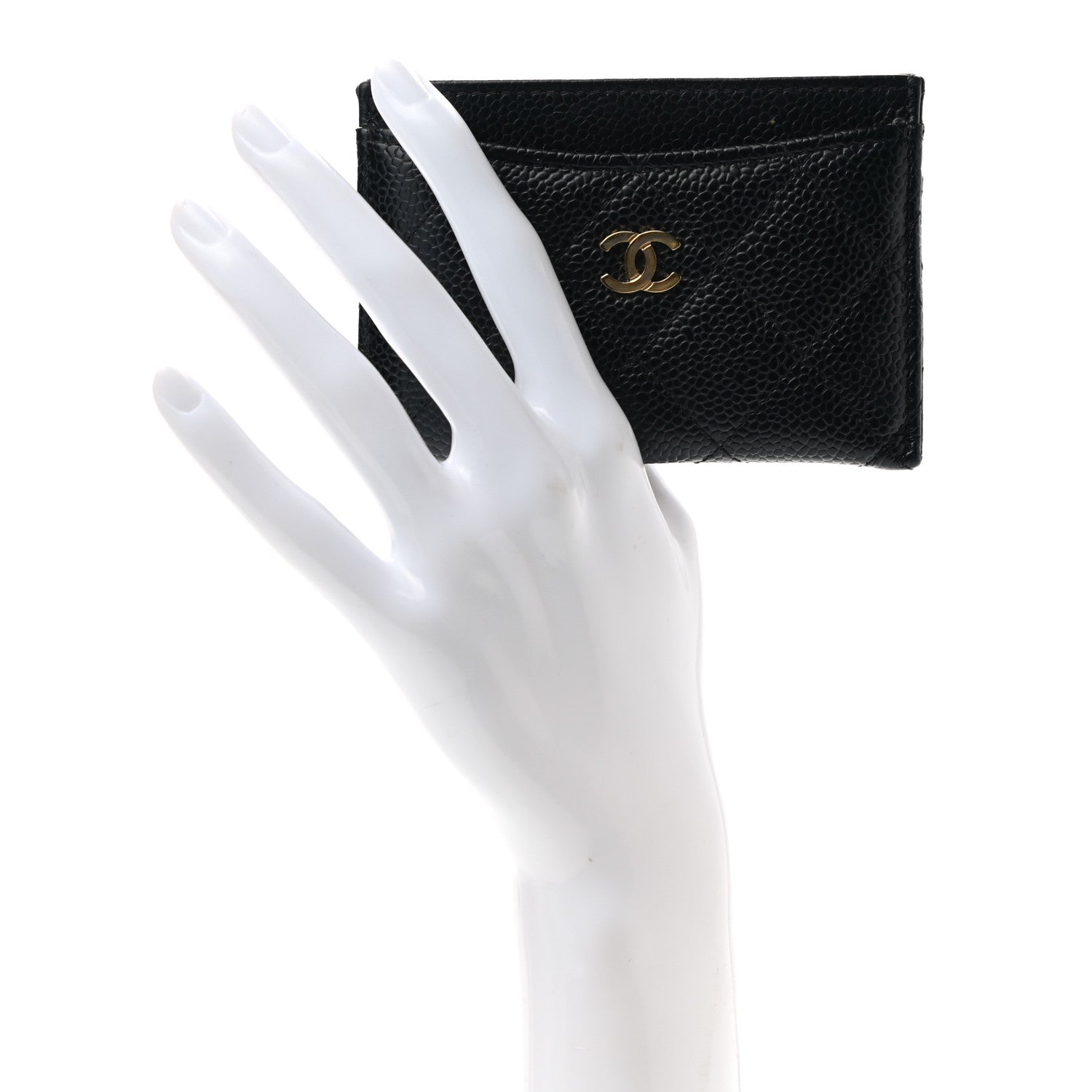 Chanel Caviar Quilted Card Holder Black 2 of 9