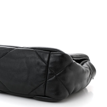 Chanel Lambskin Quilted Medium Chanel 19 Flap Black 10 of 11