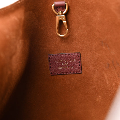 Louis Vuitton Grained Calfskin Low Key Hobo MM Rouge 7 of 10
