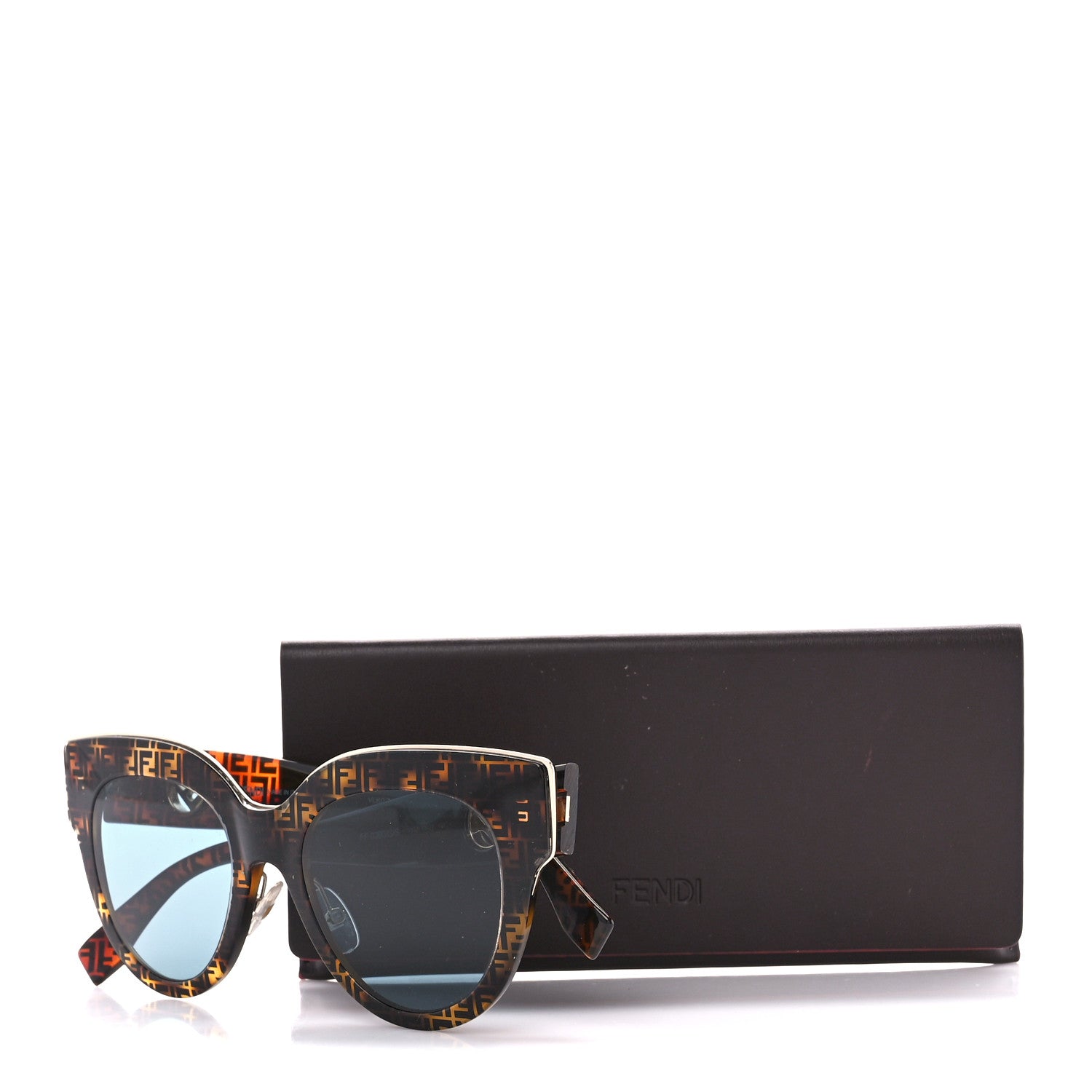 Fendi Acetate F is Fendi Cat Eye Sunglasses FF 0360/S Tortoise 7 of 7