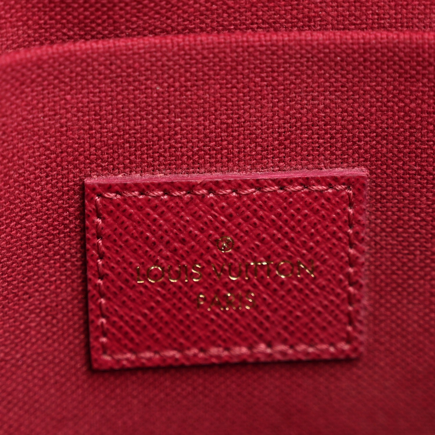 Louis Vuitton Monogram Pochette Felicie Chain Wallet Fuchsia 7 of 14
