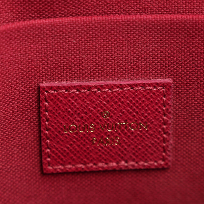 Louis Vuitton Monogram Pochette Felicie Chain Wallet Fuchsia 7 of 14