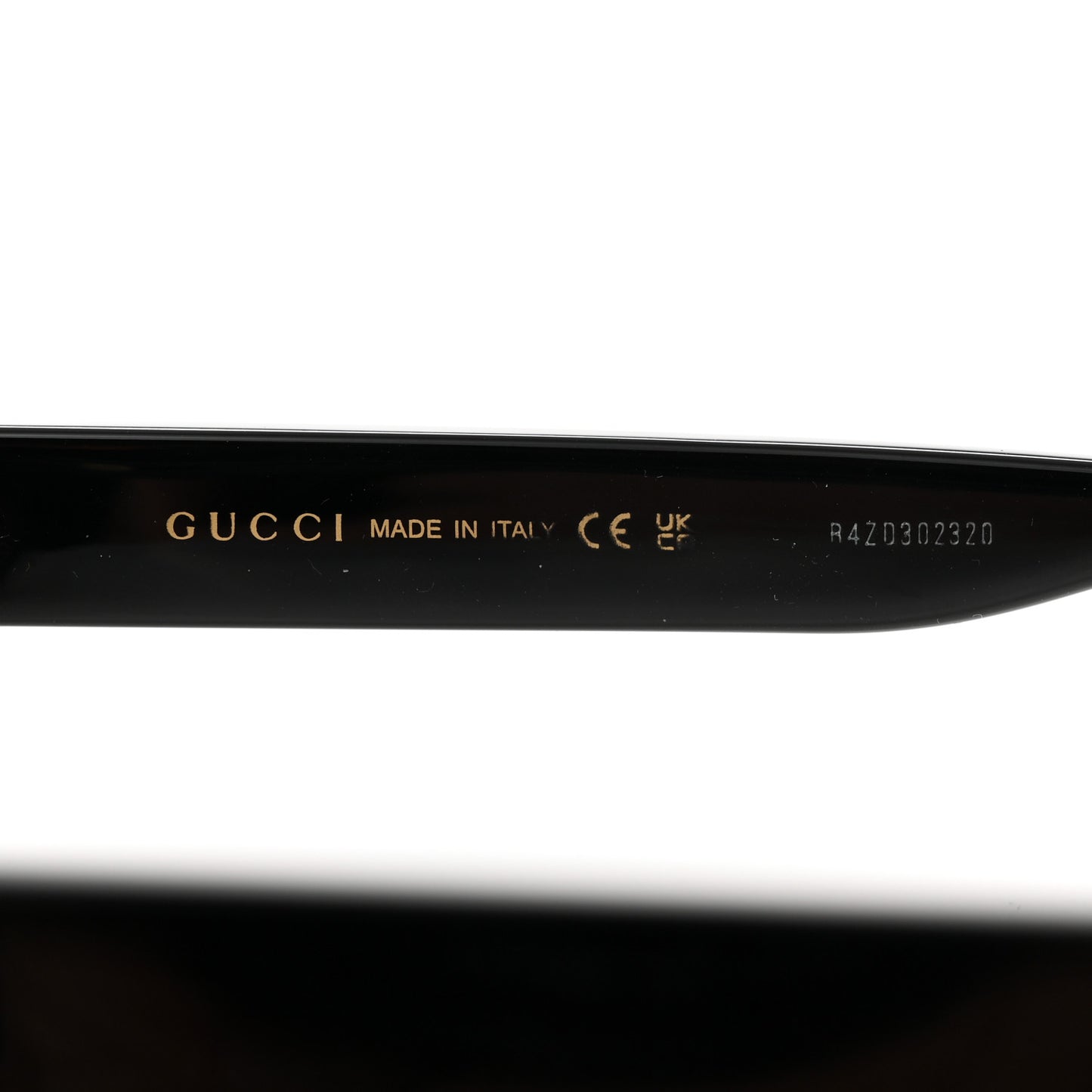 Acetate Square Frame Sunglasses GG1337S Black