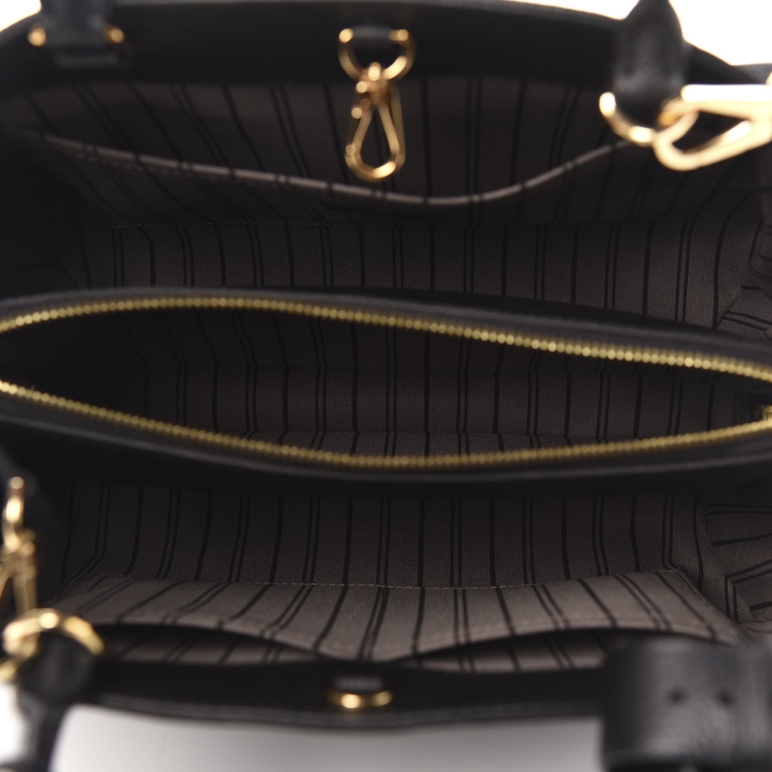 Louis Vuitton Empreinte Montaigne MM Black 6 of 12