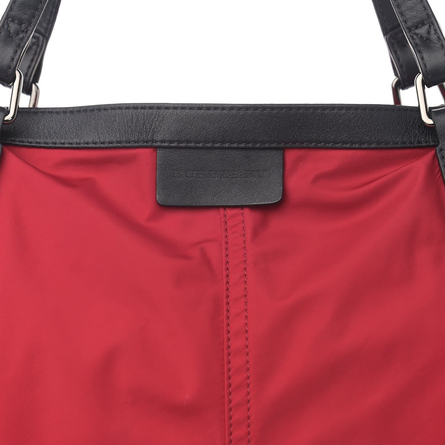 Burberry Nylon Small Buckleigh Packable Tote Red 8 of 16