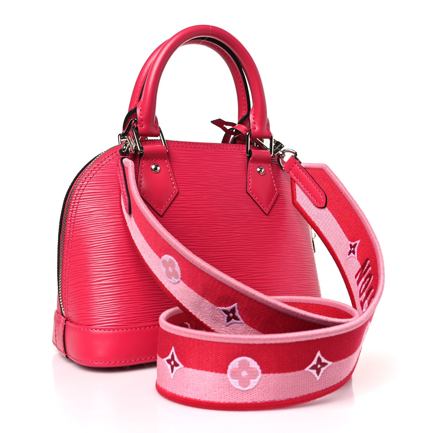 Louis Vuitton Epi Jacquard Alma BB Rose Pondicherry 3 of 8