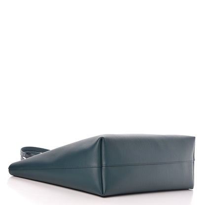 Saint Laurent Calfskin Large Shopping Tote Dark Turquoise 5 of 14