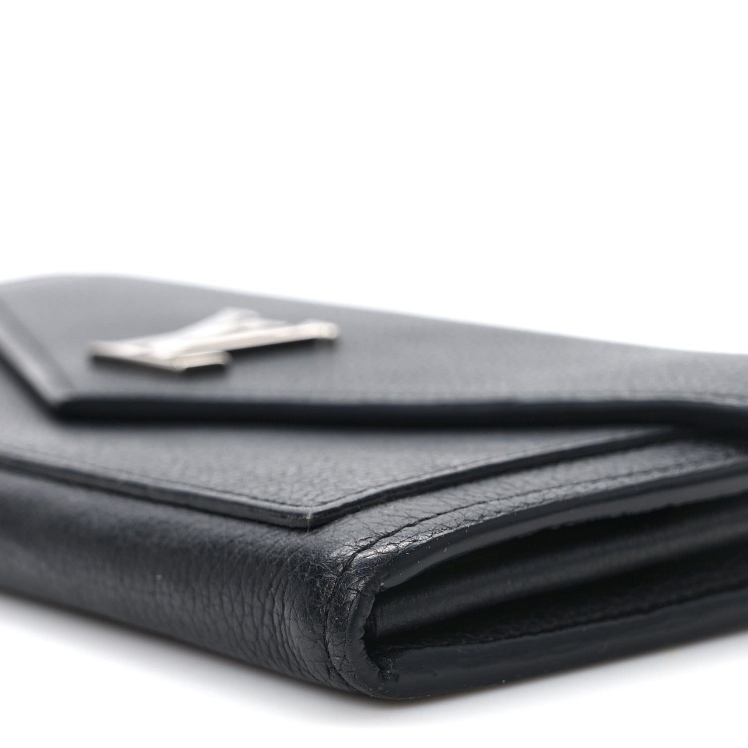 Louis Vuitton Soft Calfskin My Lockme Wallet Black 8 of 9