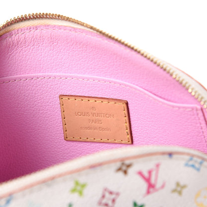 Louis Vuitton Monogram Multicolor Cosmetic Pouch White Litchi 6 of 11
