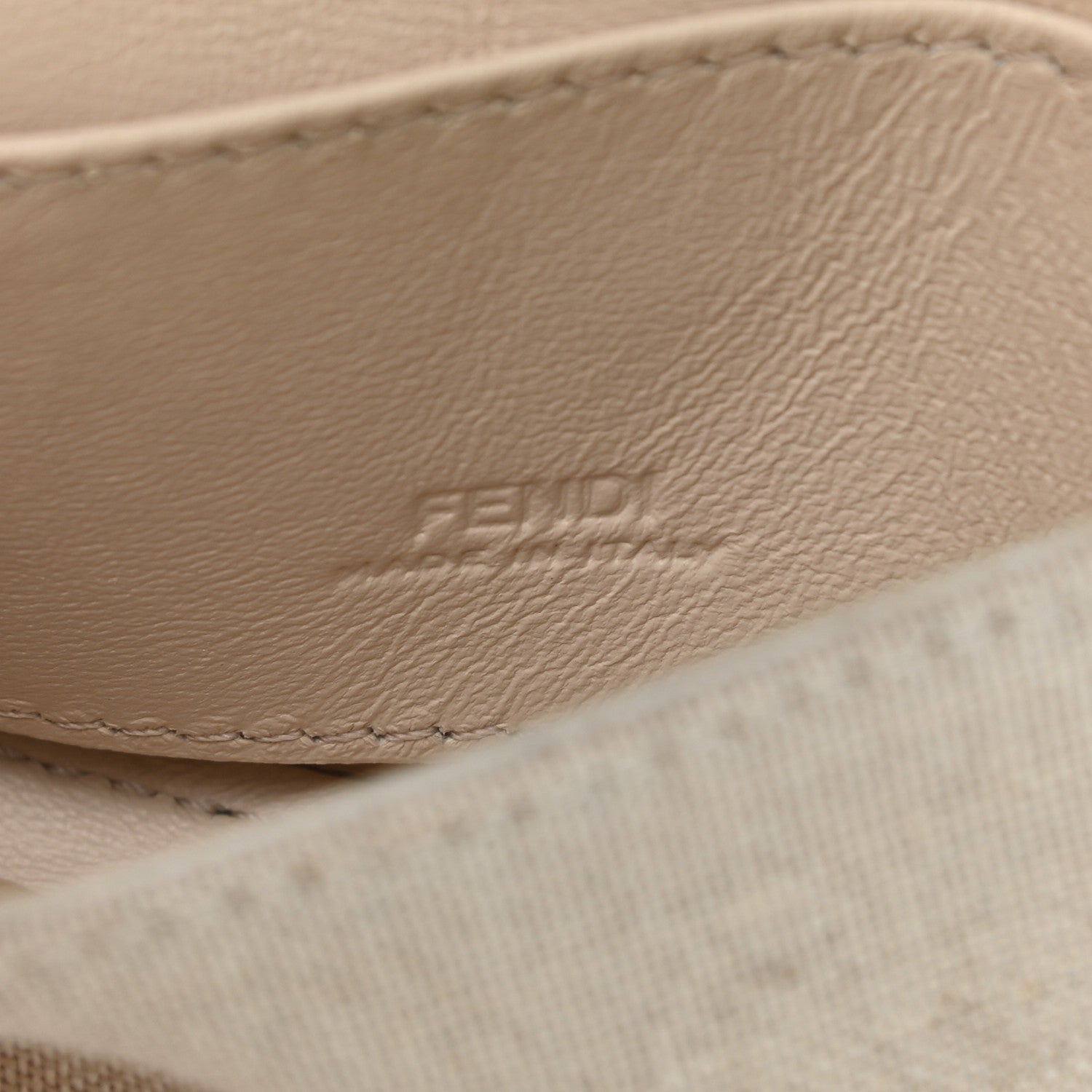 Fendi Kuban Canvas FF Embroidered Nano Baguette Charm Grezzo Multicolor 6 of 11