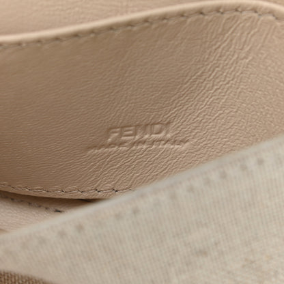 Fendi Kuban Canvas FF Embroidered Nano Baguette Charm Grezzo Multicolor 6 of 11