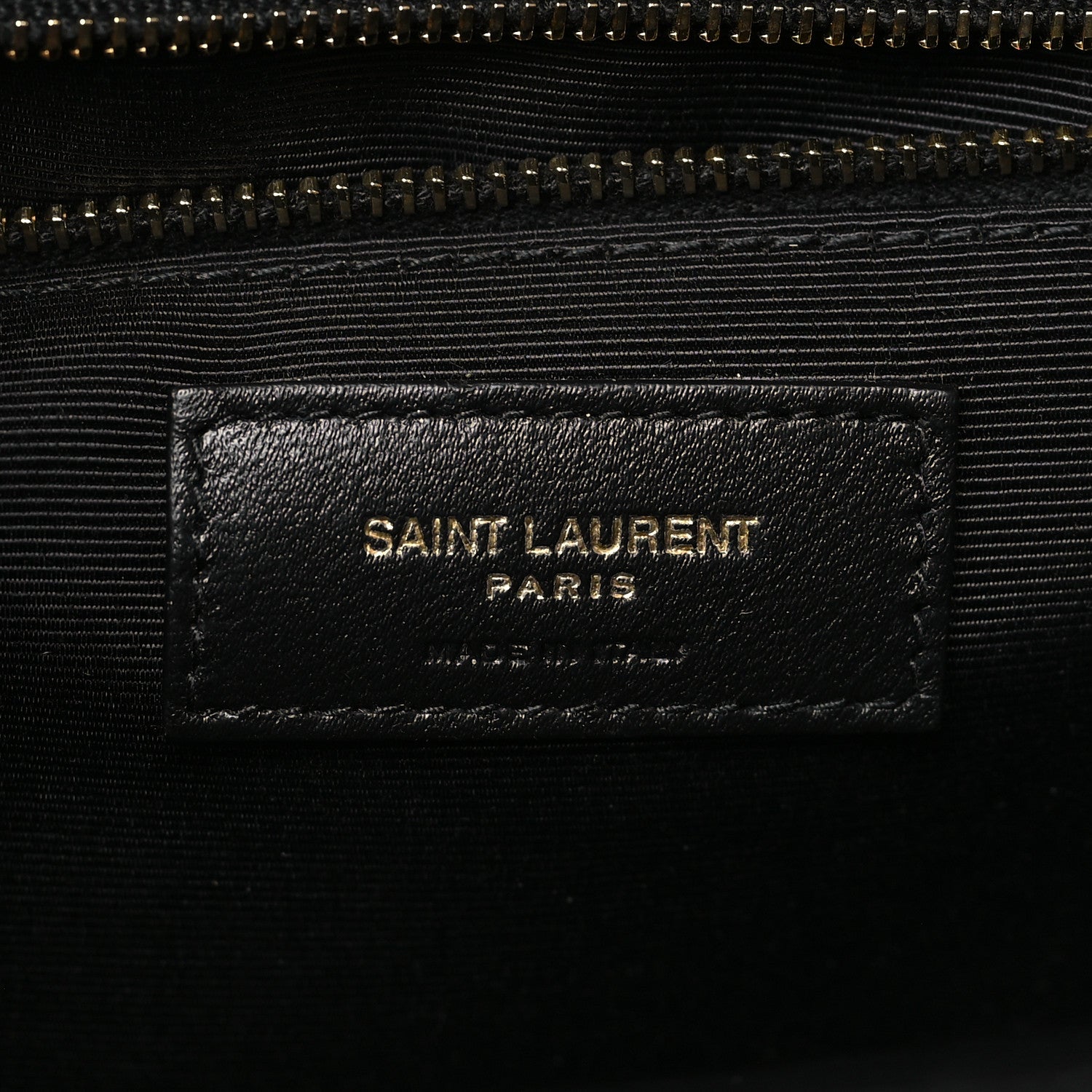 Saint Laurent Grain De Poudre Textured Mixed Matelasse Large Triquilt Monogram Satchel Black 6 of 10