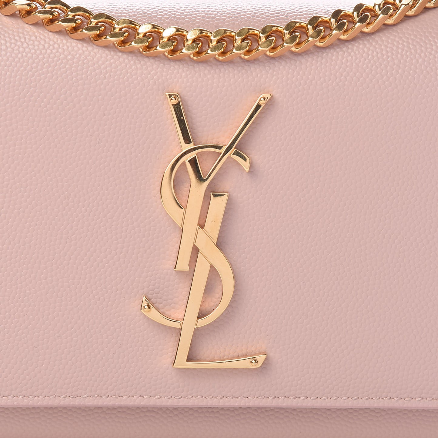 Grain De Poudre Small Monogram Kate Satchel Pale Blush