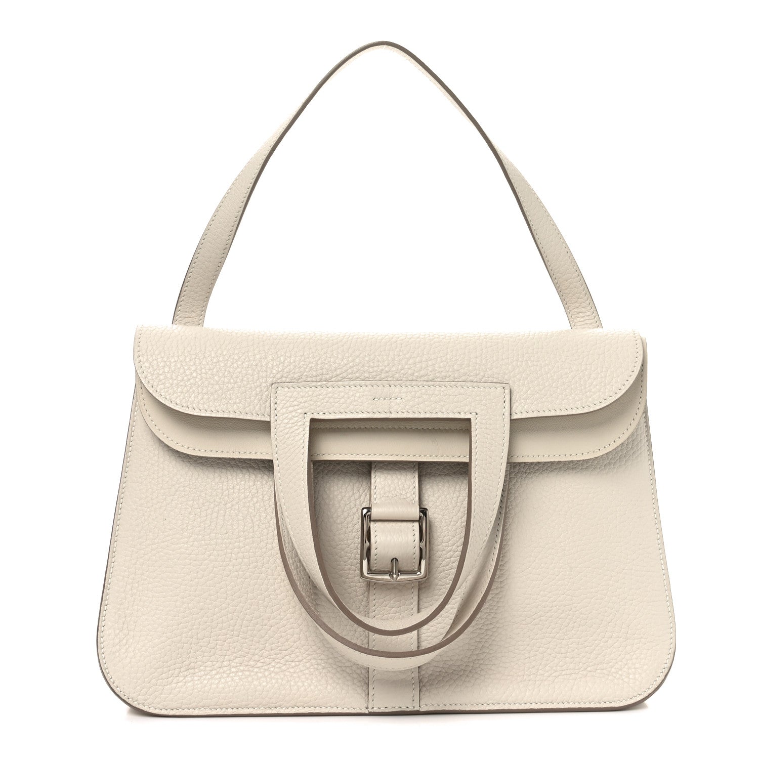 Hermes Taurillon Clemence Halzan 31 GM Craie 1 of 9