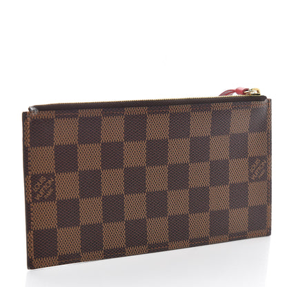 Louis Vuitton Damier Ebene Felicie Chain Wallet Zippered Insert 3 of 6