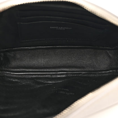 Saint Laurent Grain De Poudre Matelasse Monogram Mini Lou Camera Bag Granite 5 of 10