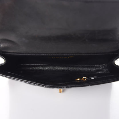 Chanel Patent Quilted Small Double Sided Flap Black 5 of 14