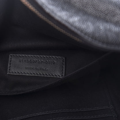 Saint Laurent Grain De Poudre Monogram Belt Bag Black 9 of 11