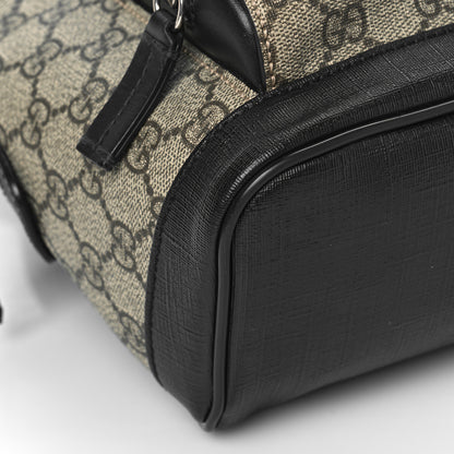 Gucci GG Supreme Monogram Small Eden Day Backpack Black 8 of 9